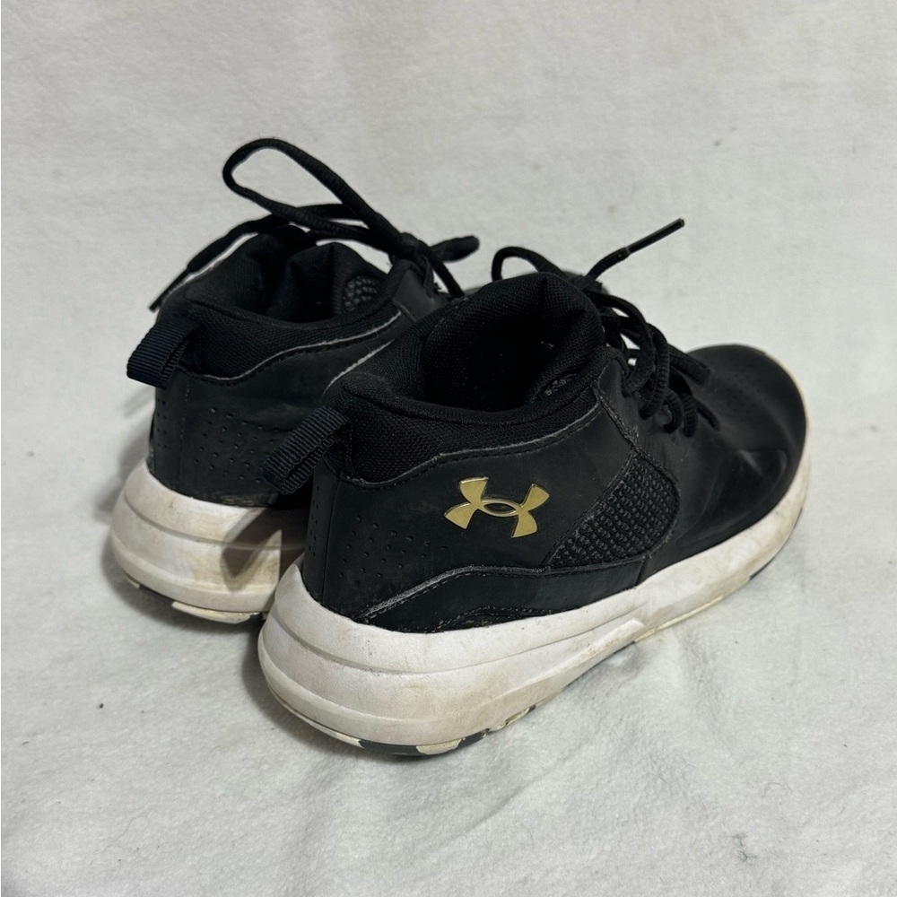 Under Armour Unisex Lockdown 5 Black Basketball Shoes Sneakers 5.5Y - Picture 3 of 11